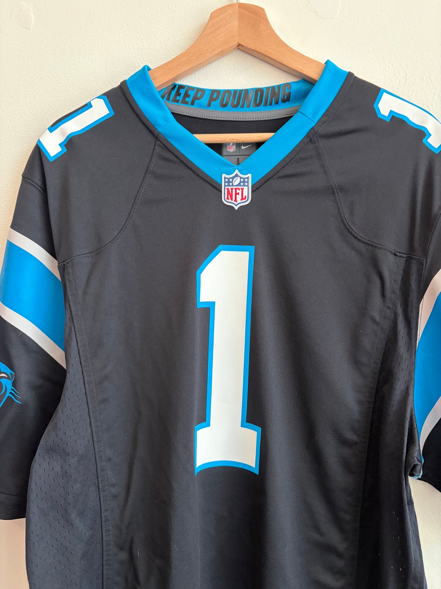 2013 Carolina Panthers Cam Newton Nike Home Jersey (L)