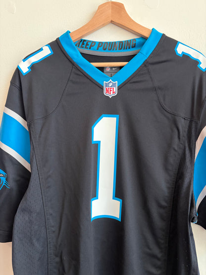 2013 Carolina Panthers Cam Newton Nike Home Jersey (L)