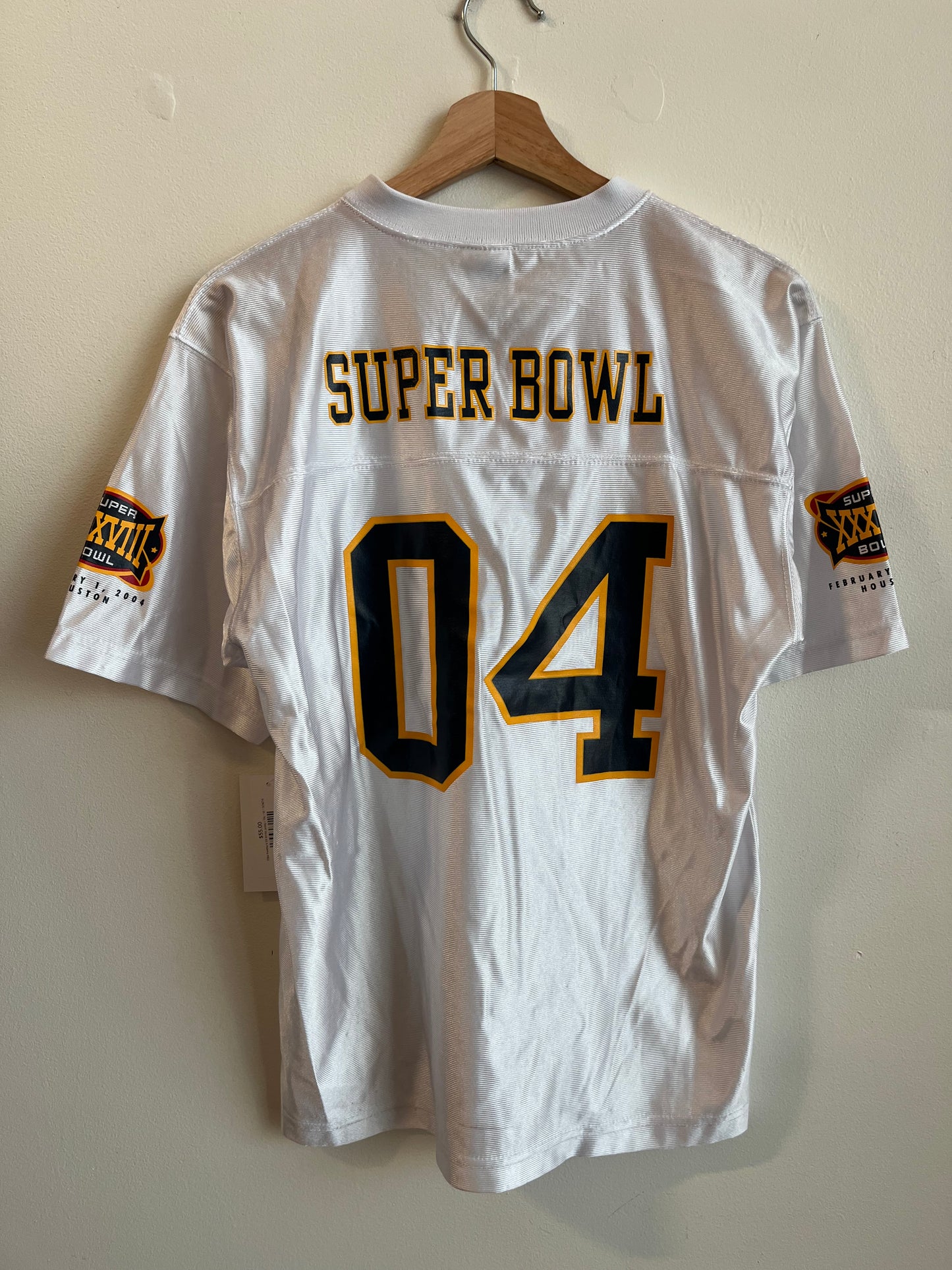 2004 Carolina Panthers Super Bowl Jersey (Youth XL)