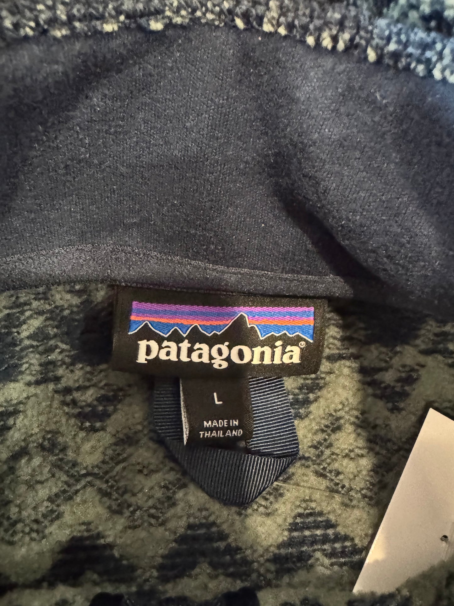 Patagonia Better Sweater 1/4 Zip Falconer Legend Fleece (L)