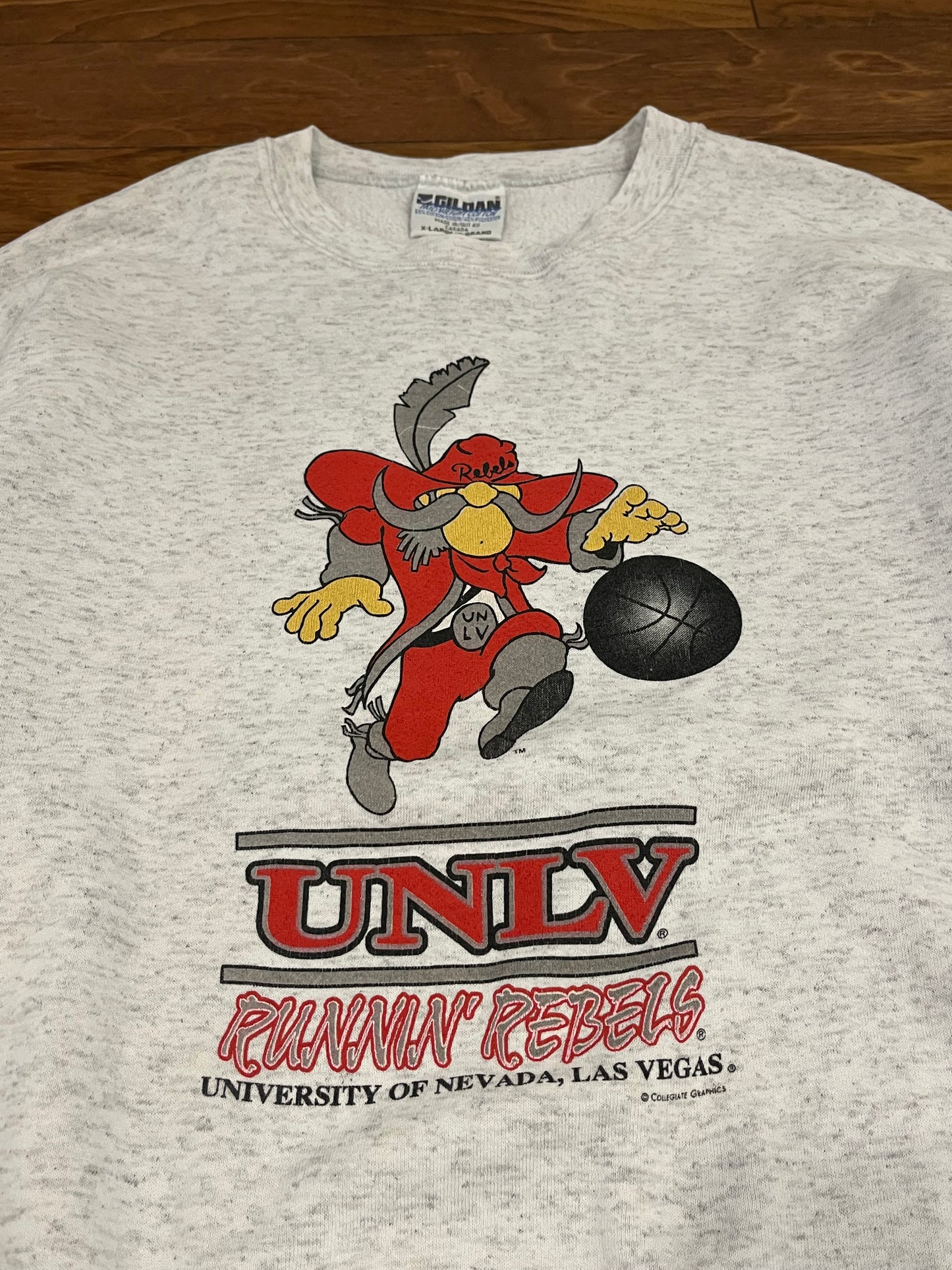 90s University Of Nevada Las Vegas (UNLV) Vintage Graphic Crewneck (XL)
