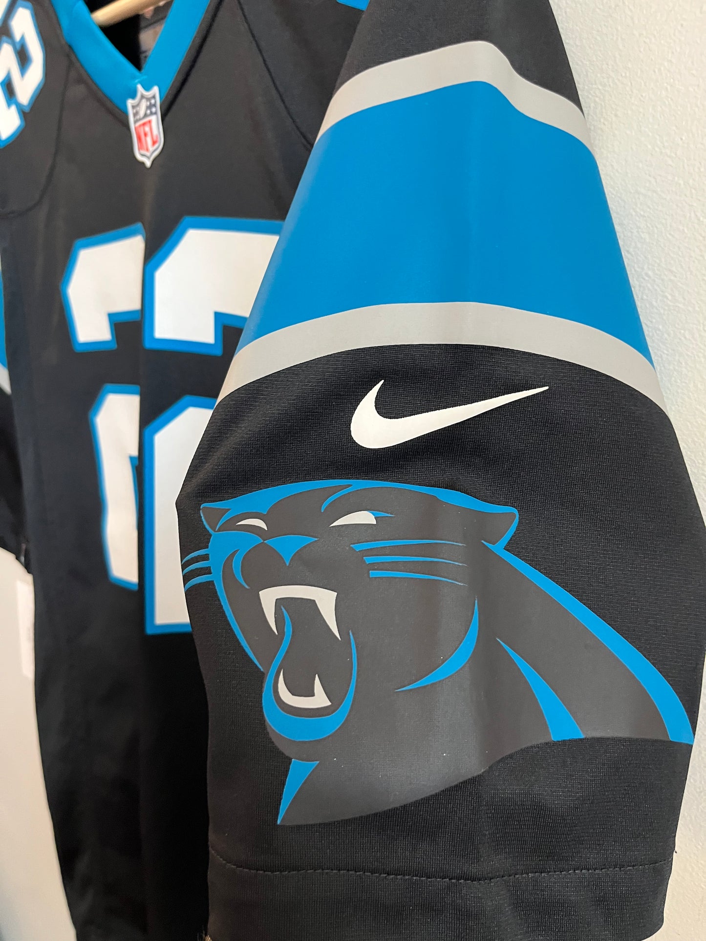 2010s Carolina Panthers Christian McCaffery Home Nike Jersey (M)
