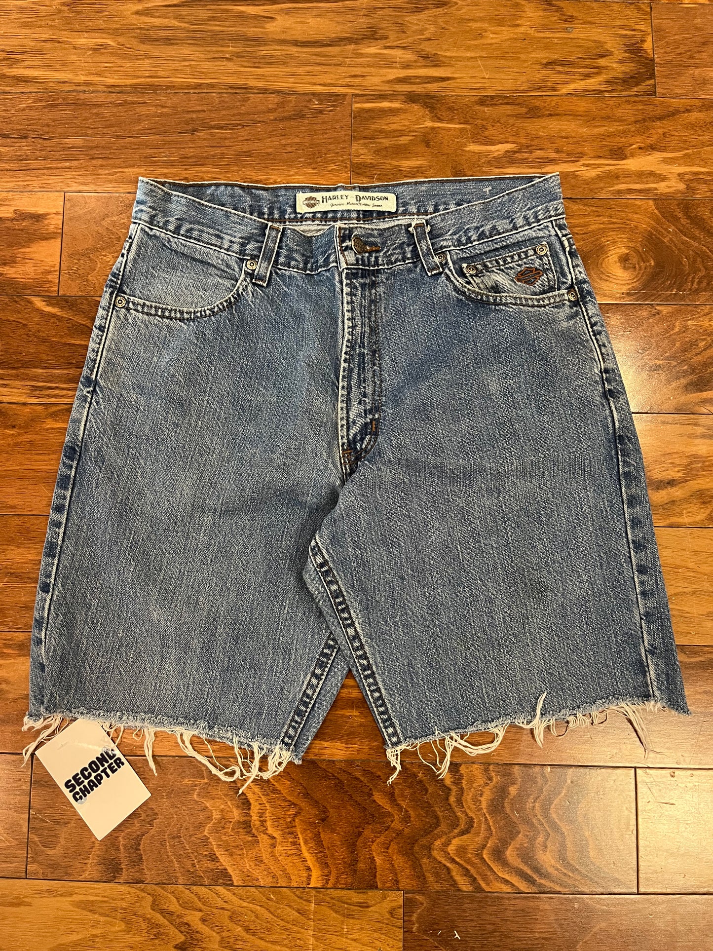 2006 Harley Davidson Distressed Jean Shorts (32)