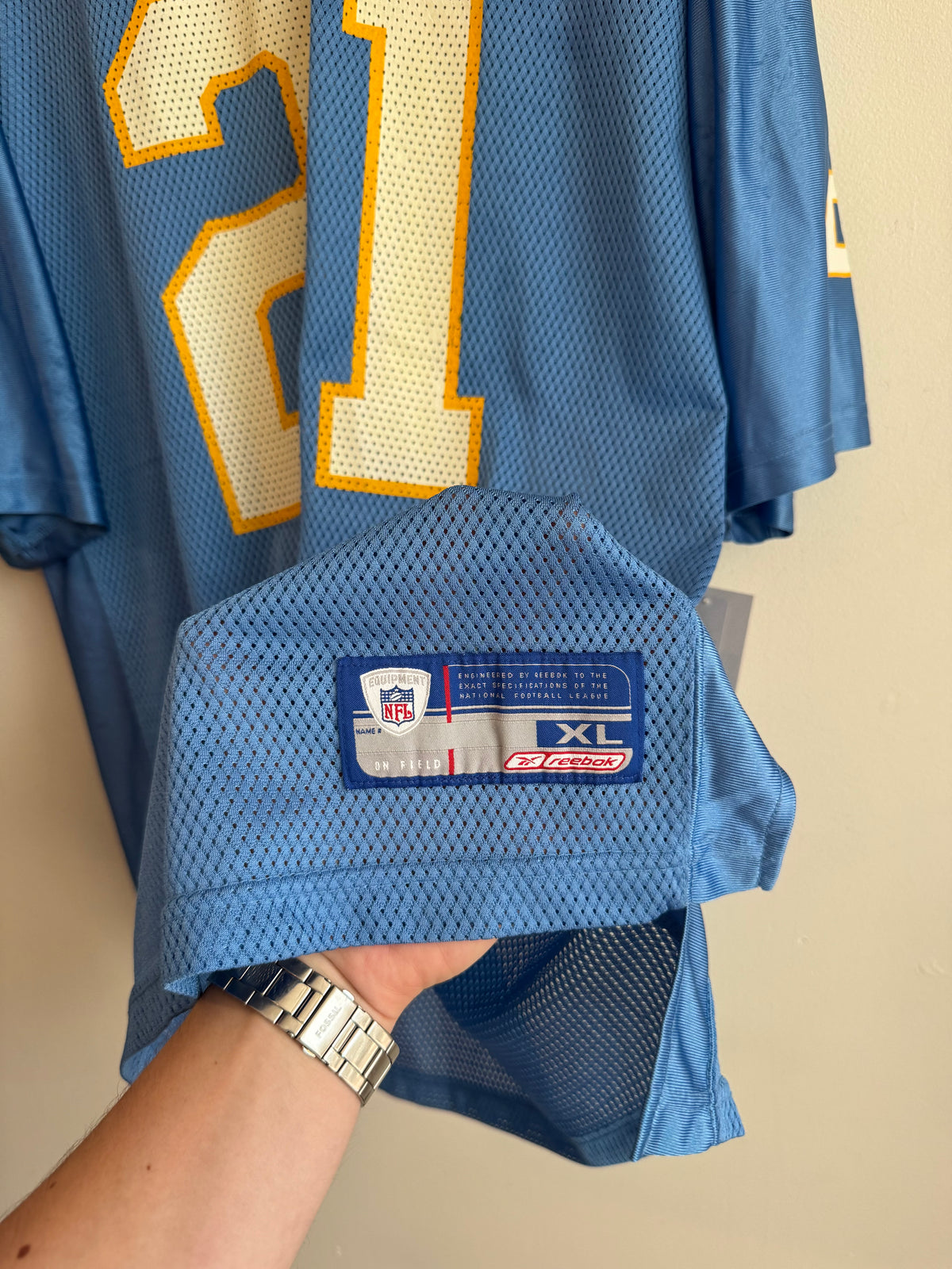 00s San Diego Chargers LaDainian Tomlinson Powder Blue Jersey (XL)