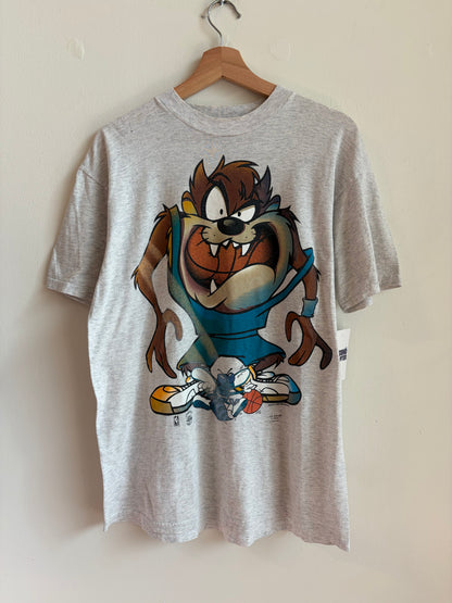 1995 Charlotte Hornets Taz “Don't Laugh You’re Next” Graphic Tee (M)