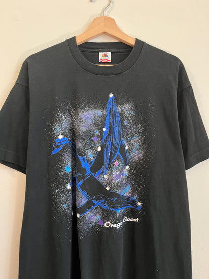 90s Oregon Coast Blue Whale Nature Tee (XL)