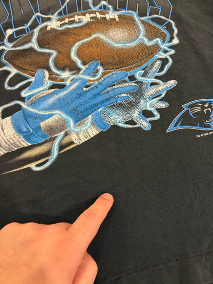 1995 Carolina Panthers Lightning Catch Tee (XL)