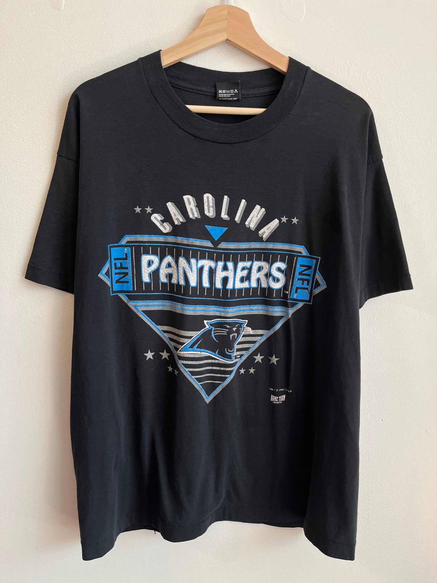 1993 Carolina Panther Black Home Team Tee (XL)