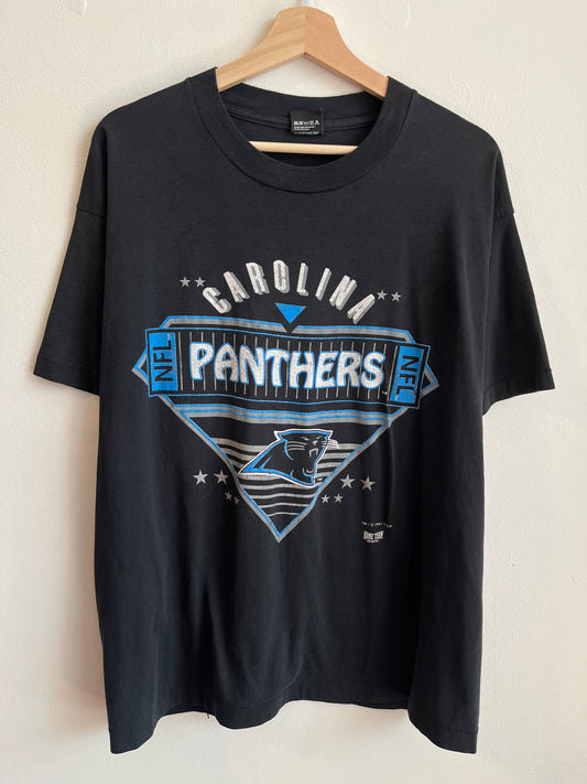 1993 Carolina Panther Black Home Team Tee (XL)