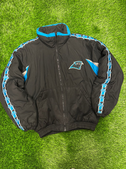 00s Carolina Panthers Game Day Puffer Jacket (L)