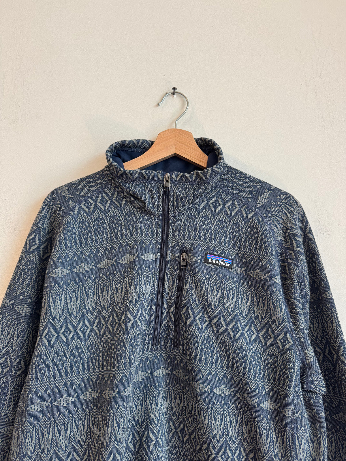 Patagonia Better Sweater 1/4 Zip Falconer Legend Fleece (L)