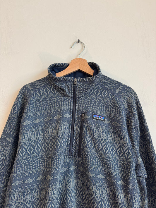 Patagonia Better Sweater 1/4 Zip Falconer Legend Fleece (L)