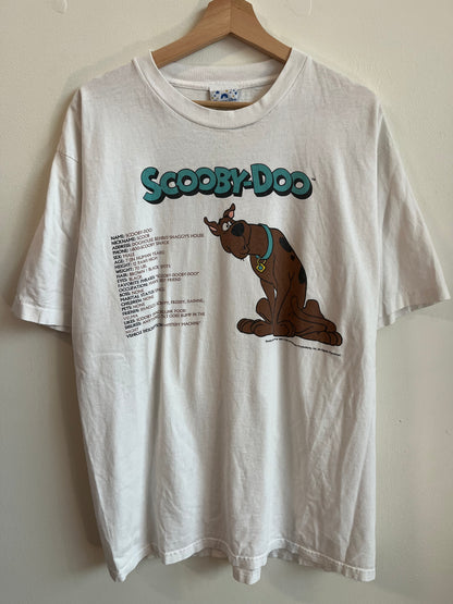 1994 Scooy-Doo White Profile Graphic Tee (XL)