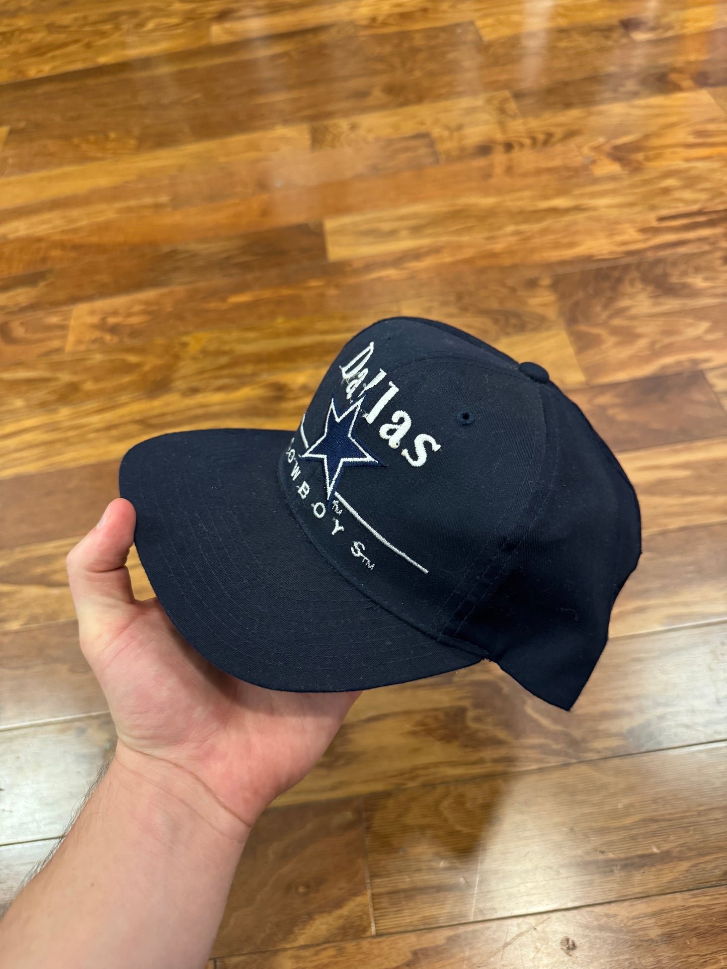 90s Dallas Cowboys Eastport Vintage NFL Snapback Hat (OS)