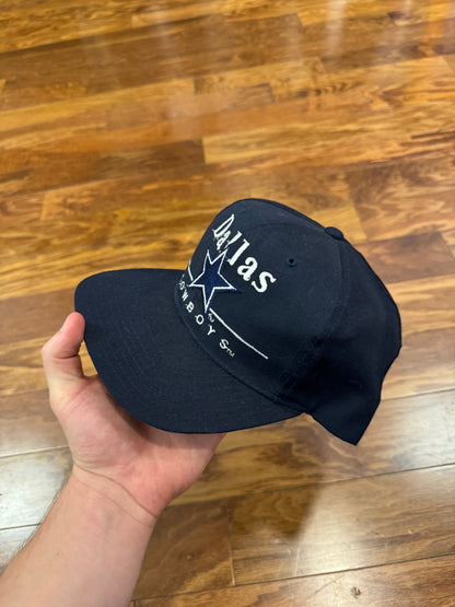 90s Dallas Cowboys Eastport Vintage NFL Snapback Hat (OS)