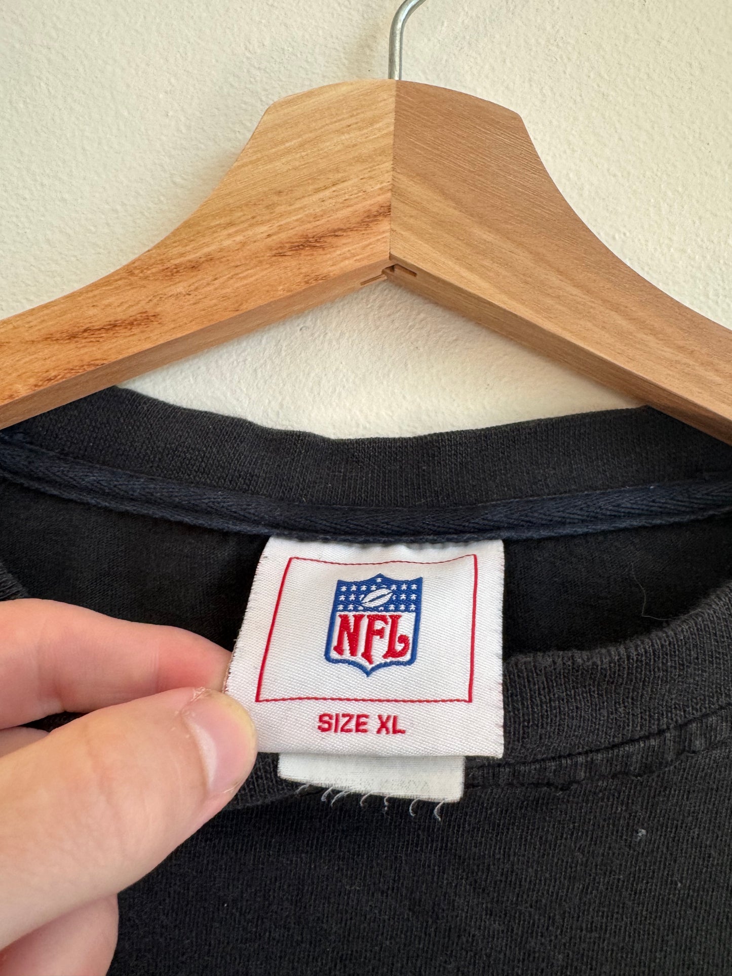 00s Carolina Panthers Cat Scratch Long Sleeve Shirt (L)