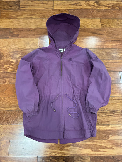 90s Nike Purple Parka Vintage Faded Jacket (S)