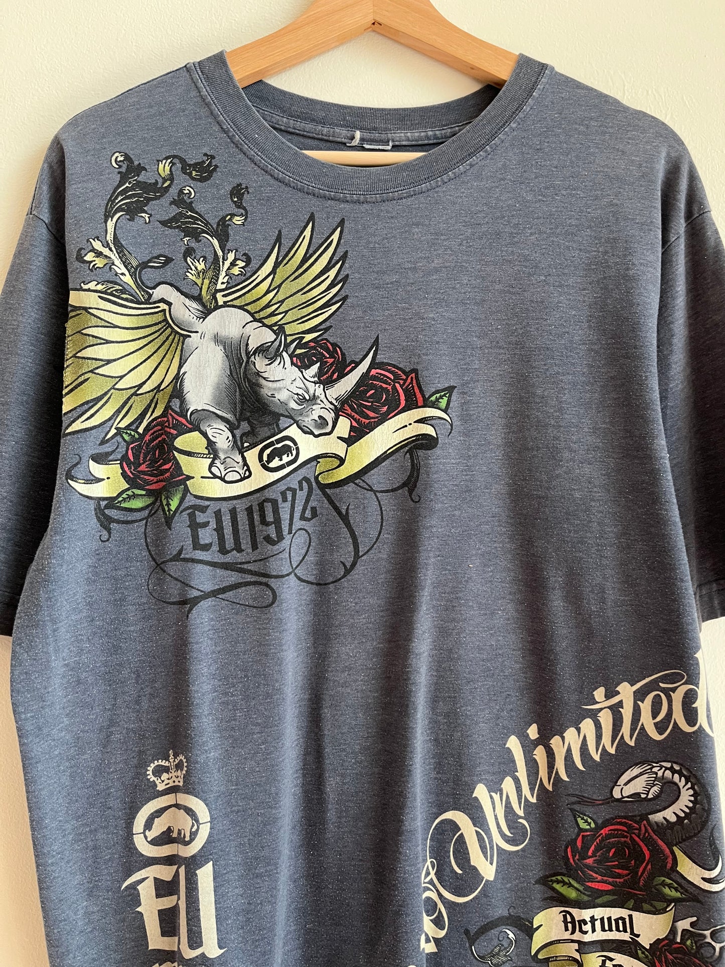 00s Ecko Unltd Rhino Graphic Tee (XL)