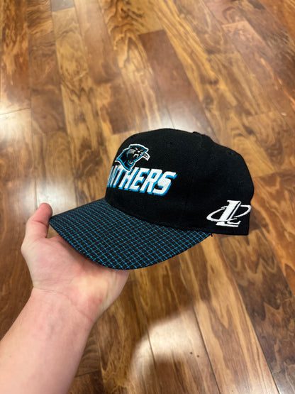 90s Carolina Panthers Logo Ahtletic Grid Hat (OS)