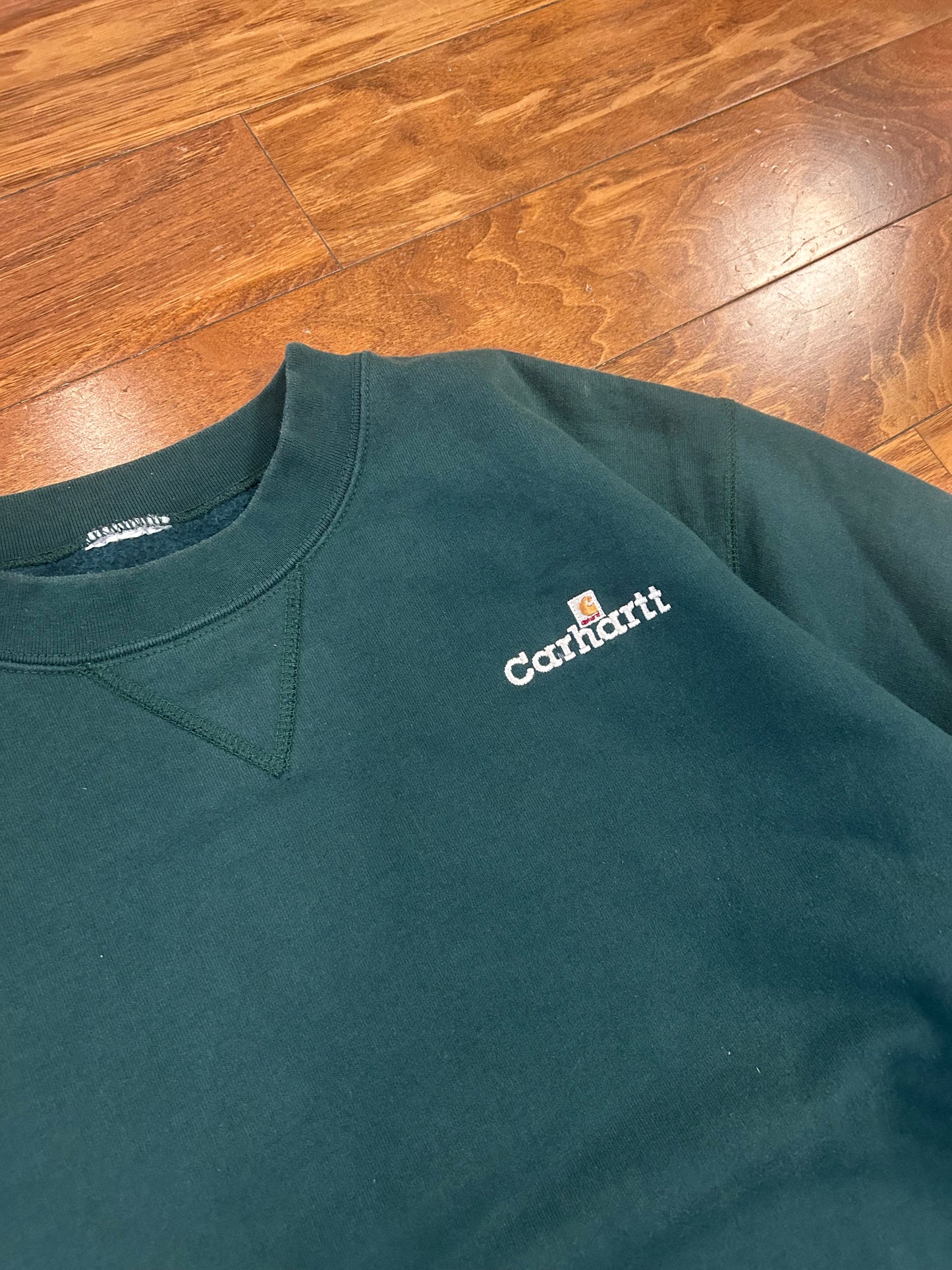 90s Carhartt Forest Green Crewneck (XL)