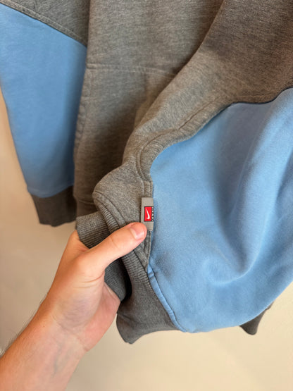 00s UNC Center Swoosh Two Toned Vintage Nike Hoodie (XXL)