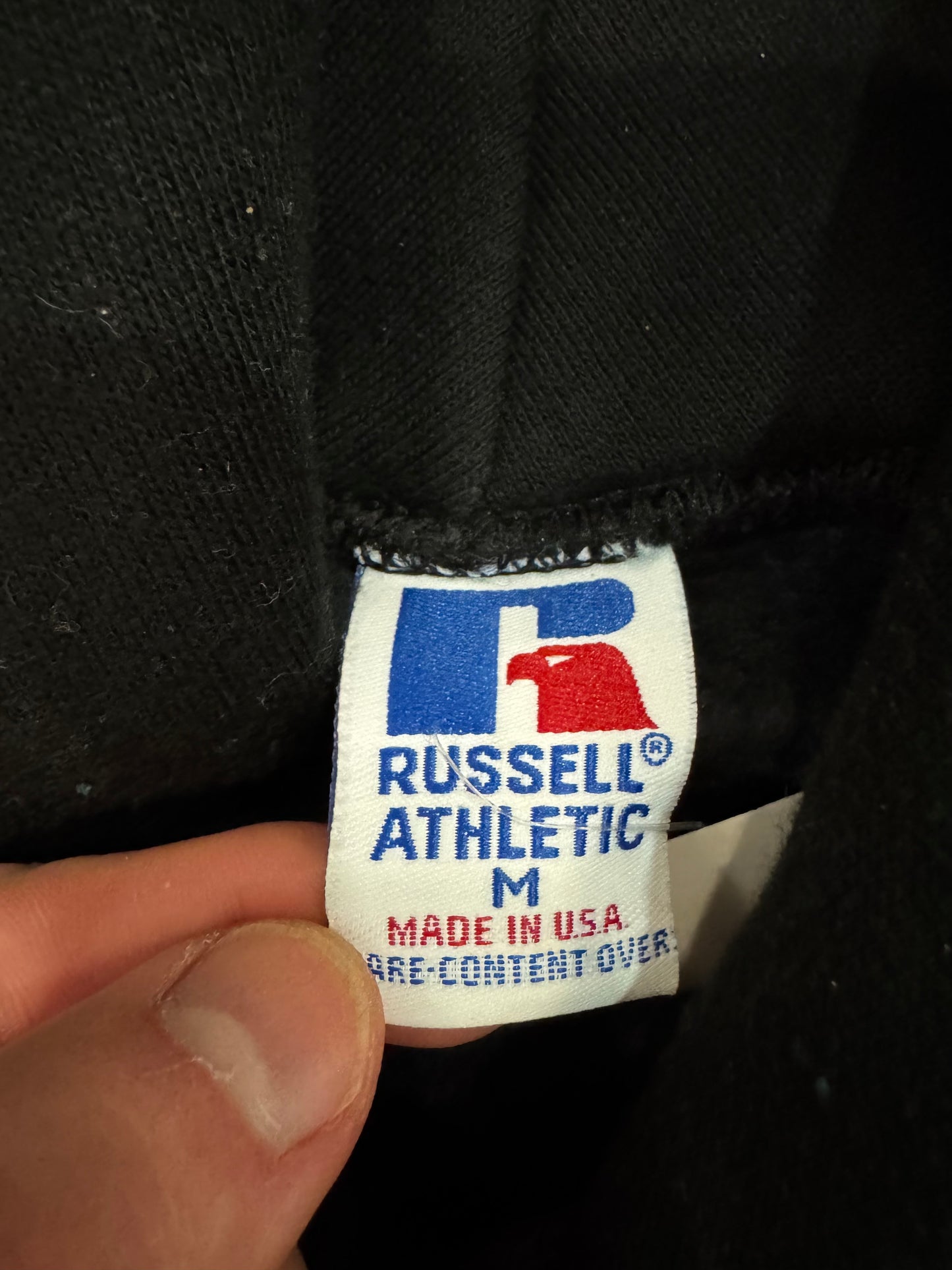 90s Wake Forest University Spell Out Russell Athletics Vintage Hoodie (M)