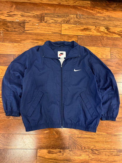 90s Nike Essential Swoosh Windbreaker (XL)