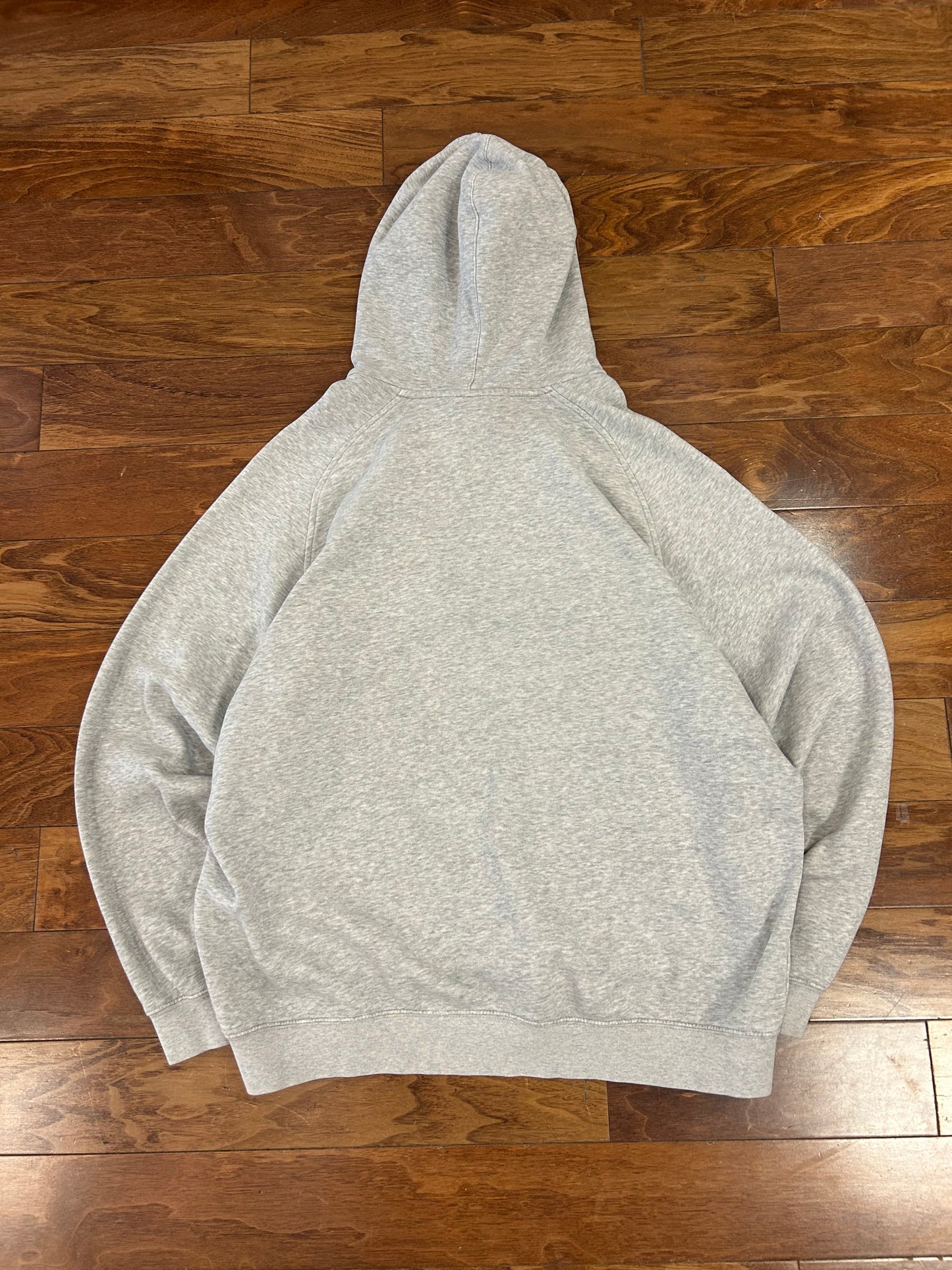 00s Nike Embroidered Gray Hoodie (XXL)