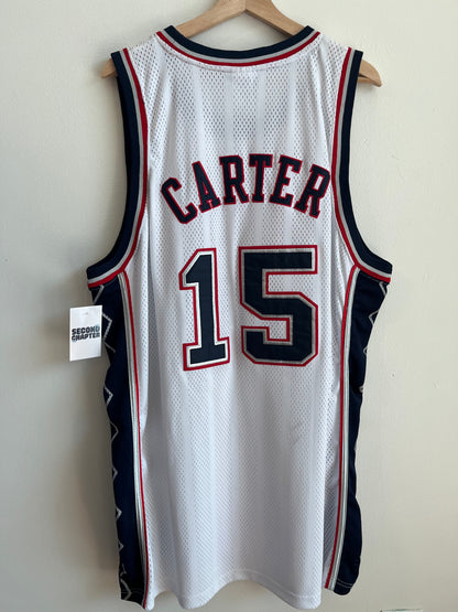 00s New Jersey Nets Vince Carter Reebok Team Apparel Jersey (XL)