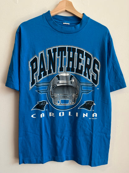 1995 Carolina Panthers Blue Helmet Tee (M)