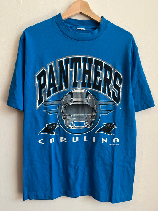 1995 Carolina Panthers Blue Helmet Tee (M)