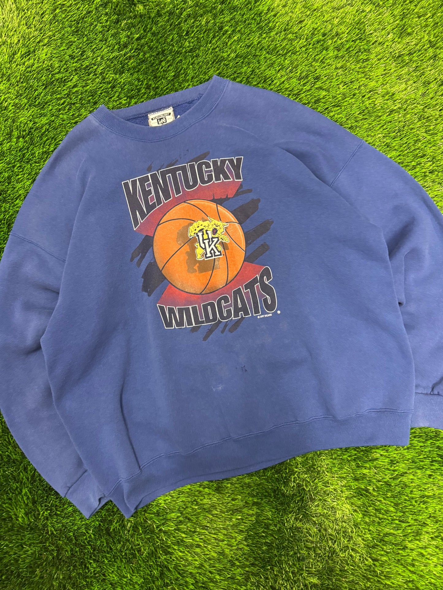 90s University Of Kentucky Wildcats Lee Sports Vintage Graphic Crewneck (XXL)