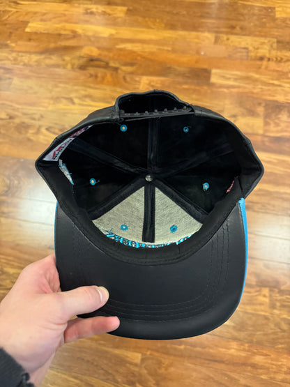 90s Carolina Panthers NFL Genuine Leather Deadstock Hat (OS)