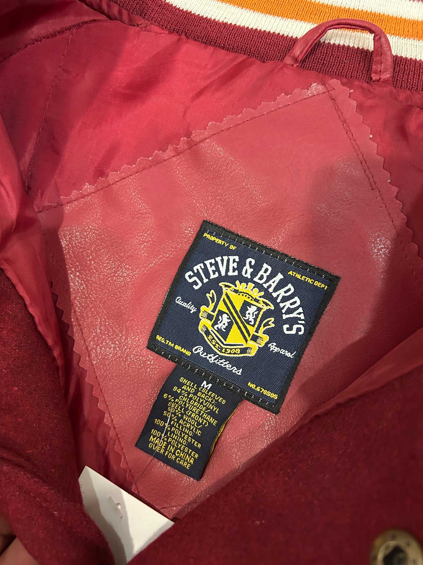 00s Virginia Tech S&B Leather Jacket (M)