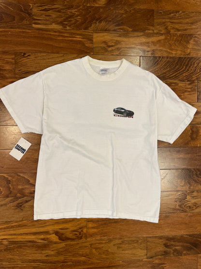00s Ford Mustang Cobra White Tee (XL)