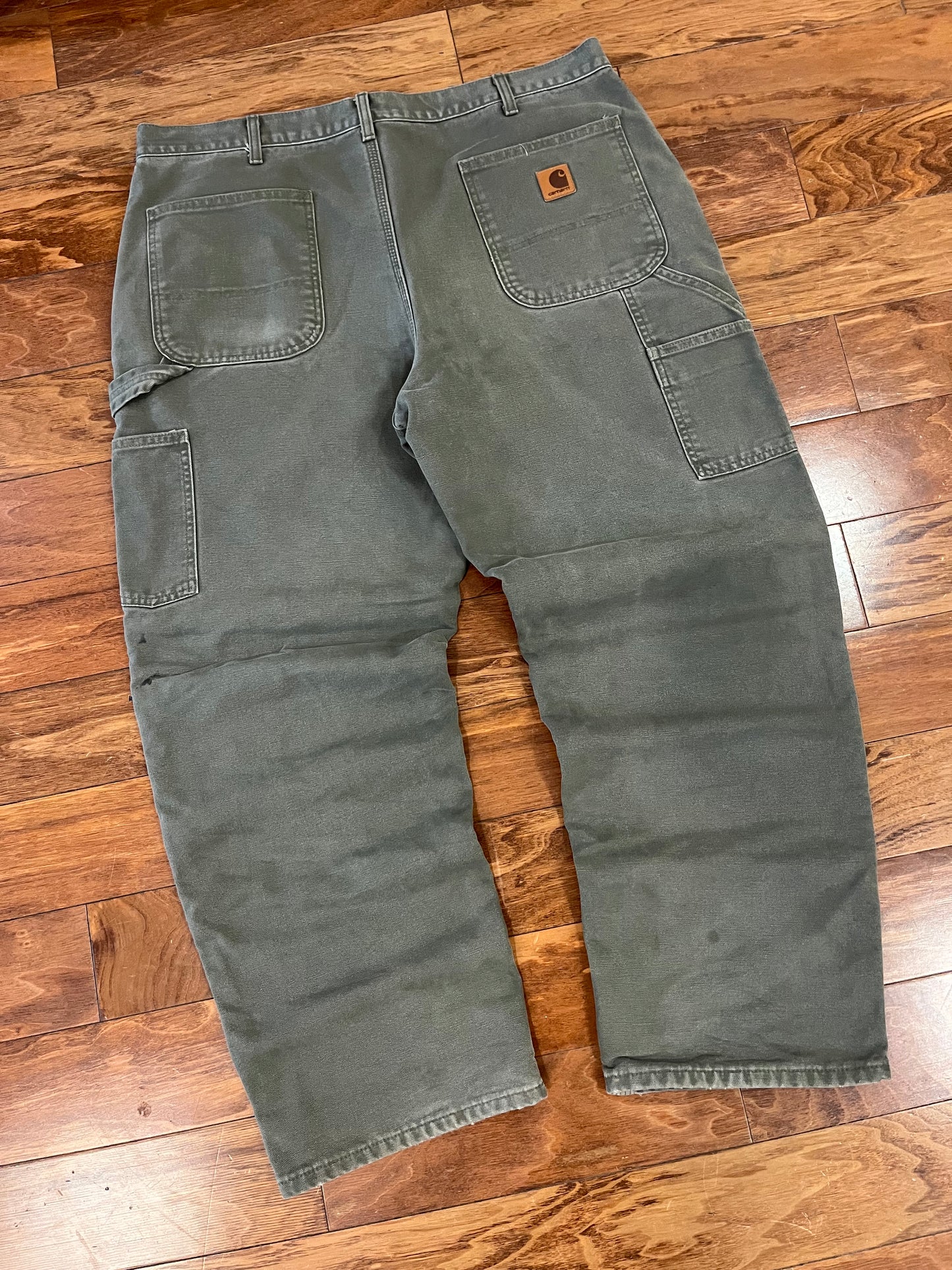 2017 Carhartt Moss Flannel Lined Pants (38 x 30)