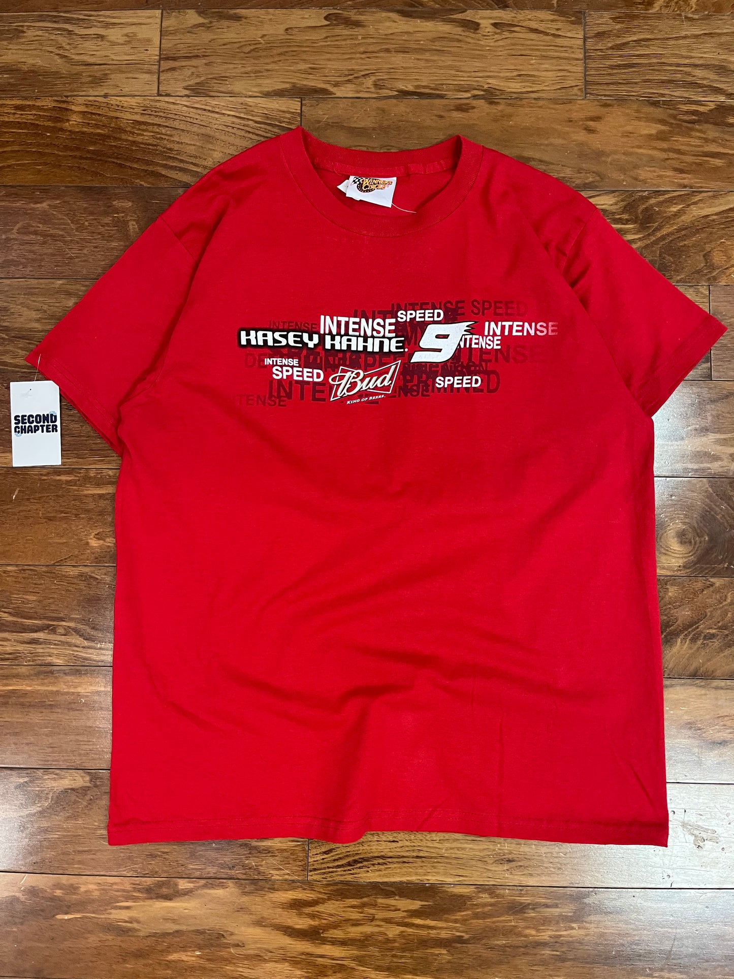 00s Nascar Kasey Kahne #9 Budweiser Nascar Tee (L)