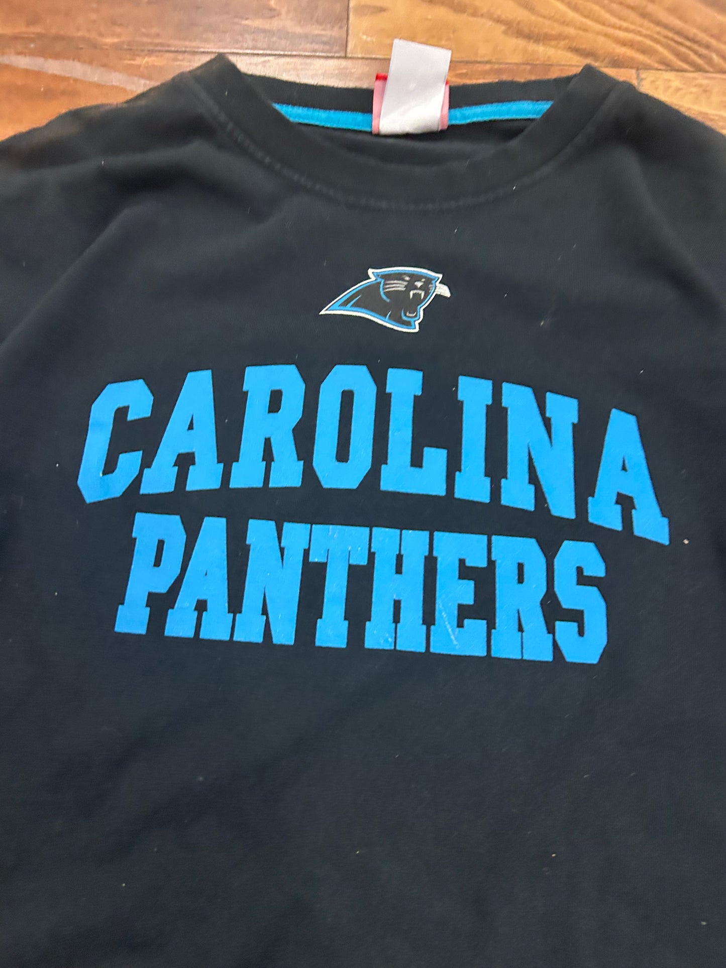 00s Carolina Panthers Striped Long Sleeve Shirt (L)