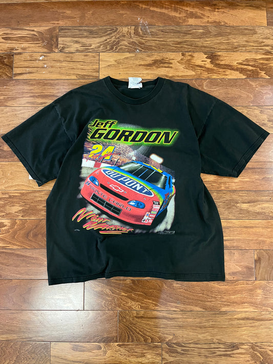 1998 Jeff Gordon "Night Warrior" Front/Back Graphic Nascar Tee