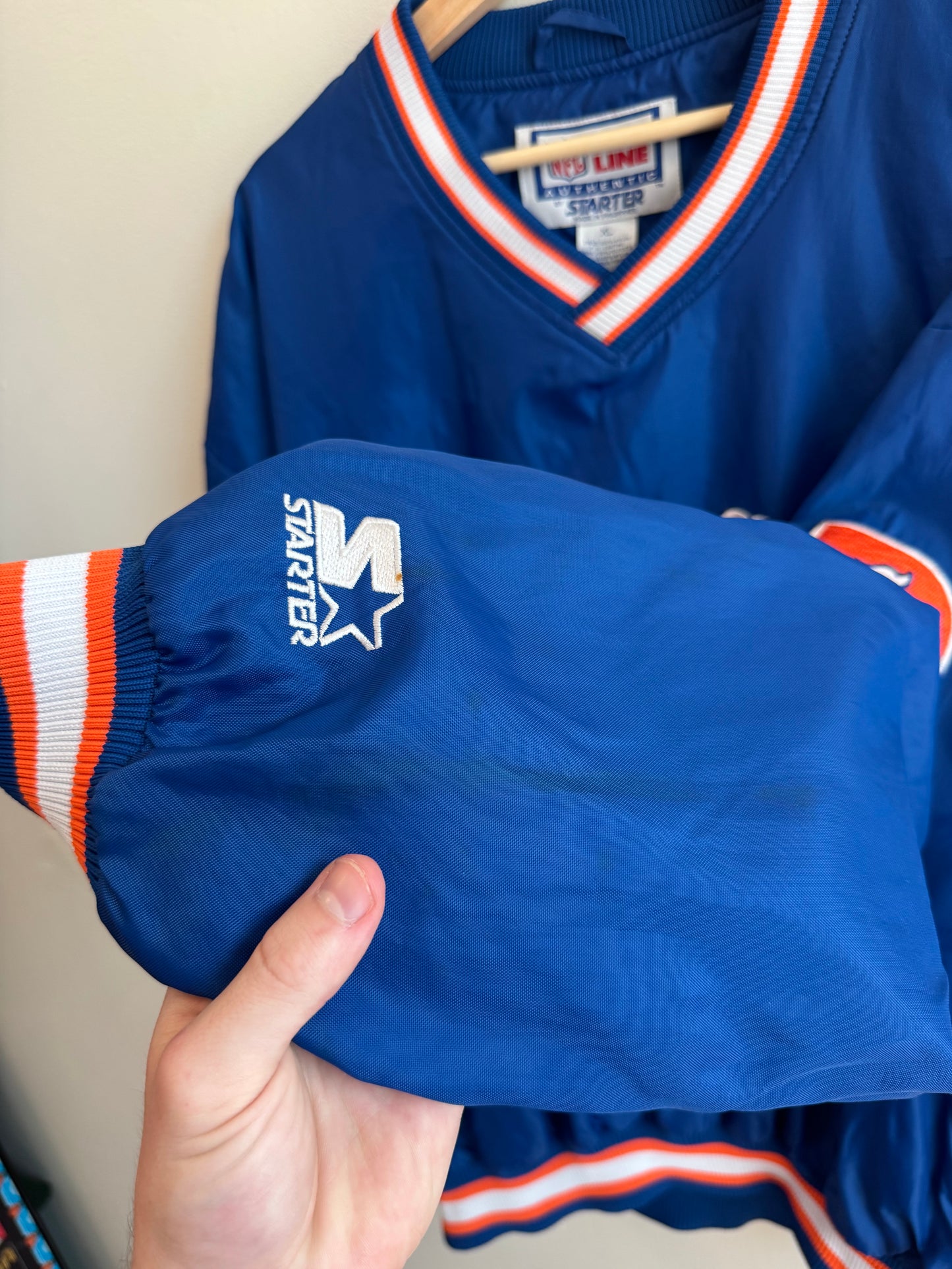 90s Denver Broncos Starter NFL Pro Line Windbreaker (XL)