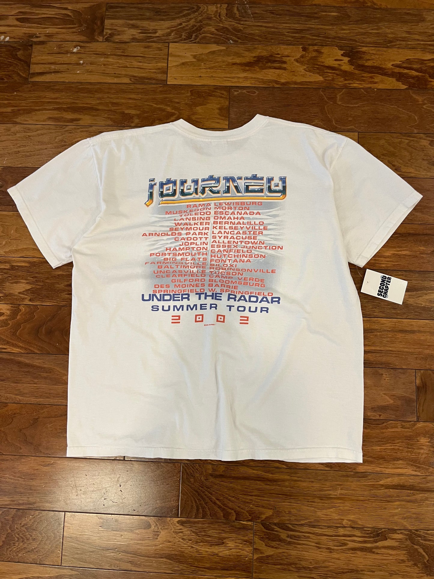 2002 Journey Rock Band Music Tour Tee (XL)