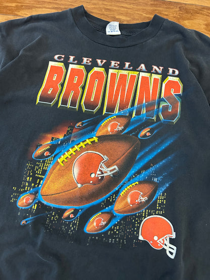 90s Cleveland Browns NFL True Fan Tee (XL)