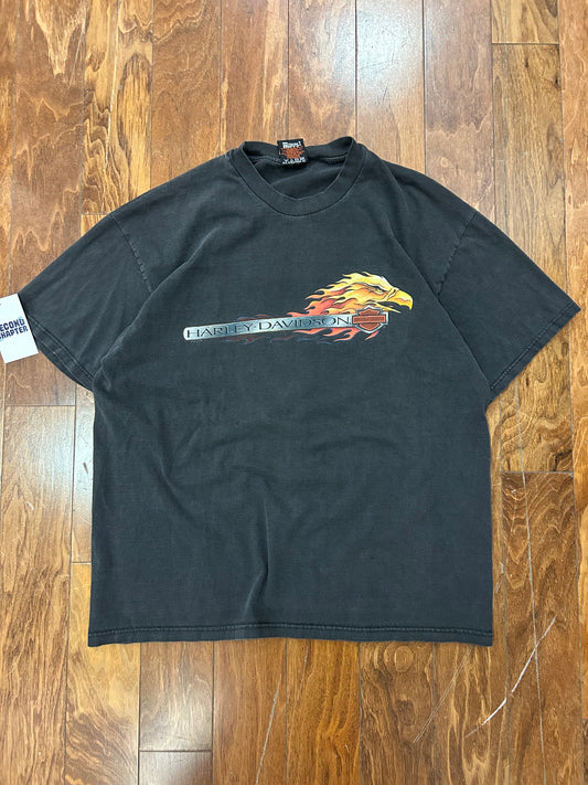 1998 Harley Davidson Faded Flames Tee (XL)