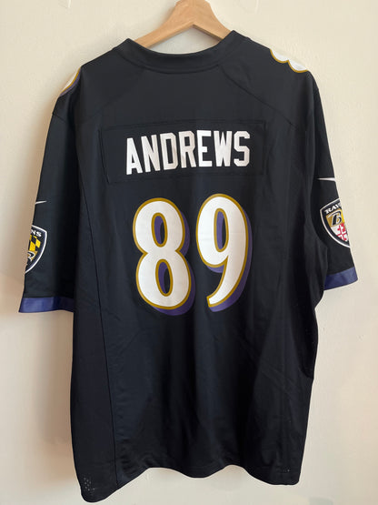2022 Baltimore Ravens Mark Andrews Reebok Home Jersey (XL)