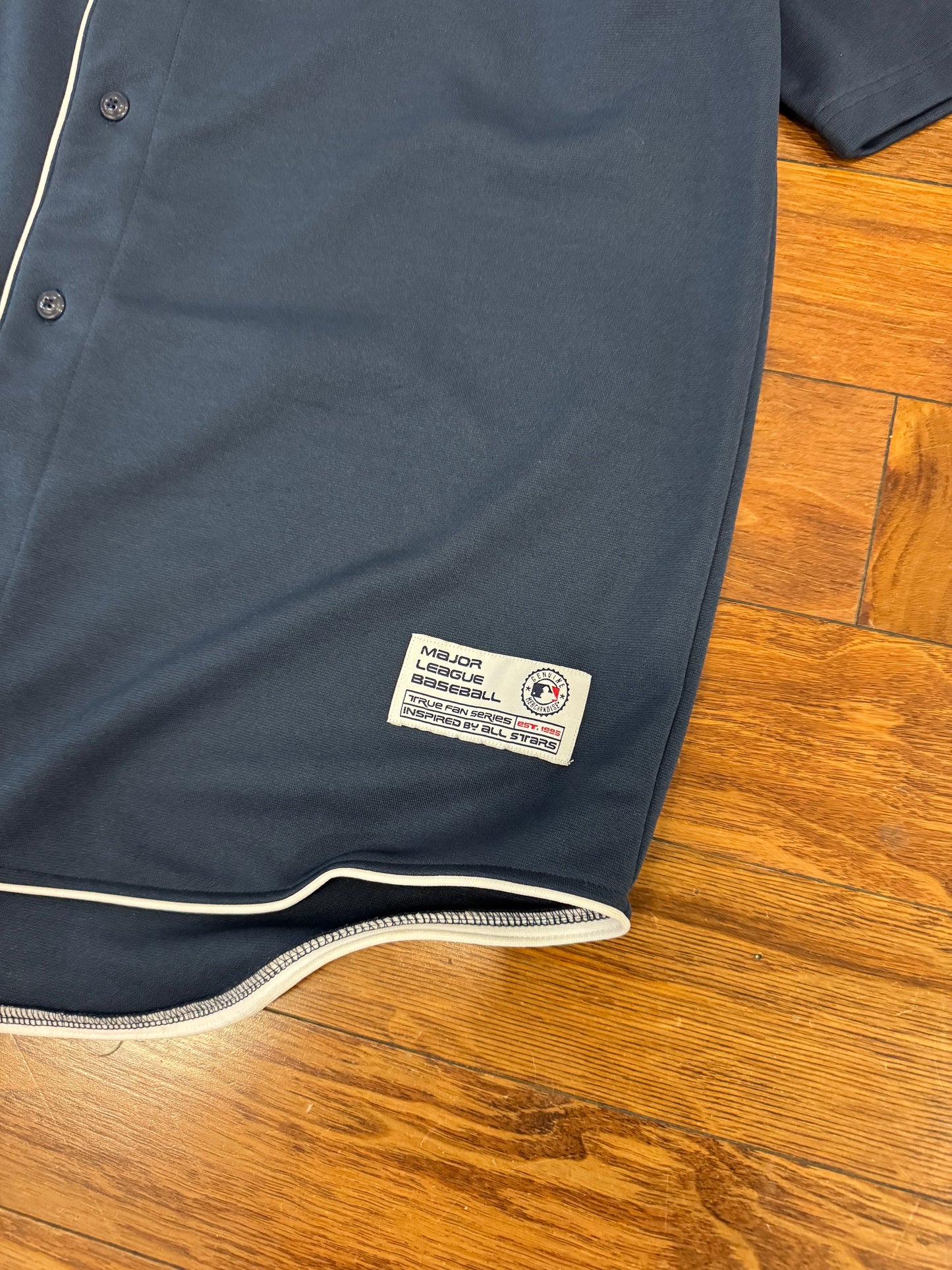 00s New York Yankees True Fan Navy Jersey (XL)