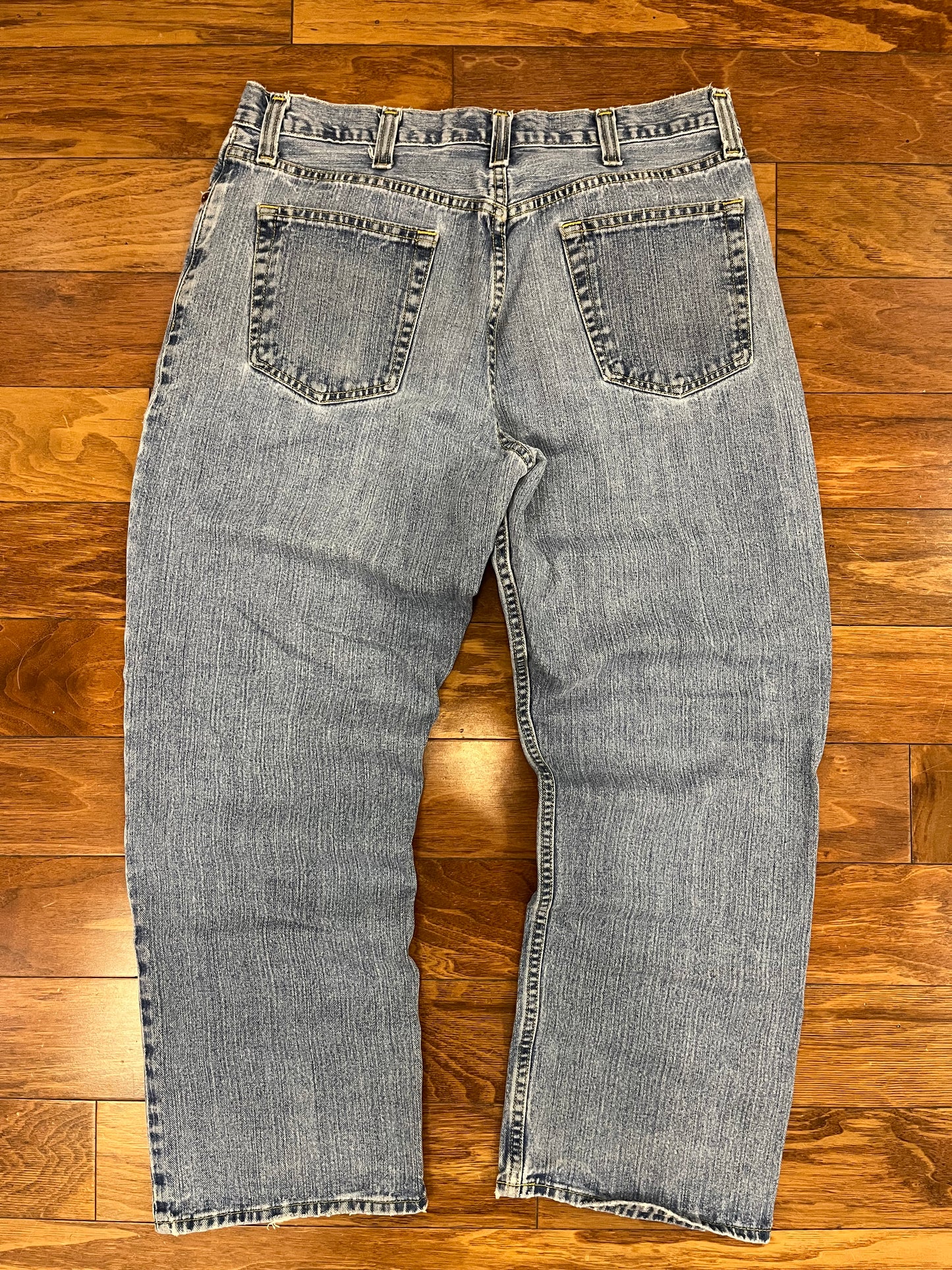 00s Route 66 Baggy Blue Jeans (35 x 29)