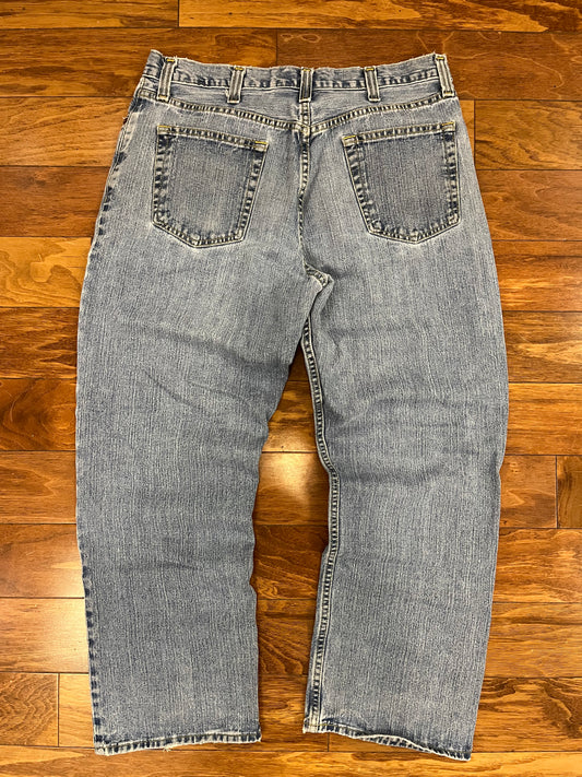 00s Route 66 Baggy Blue Jeans (35 x 29)