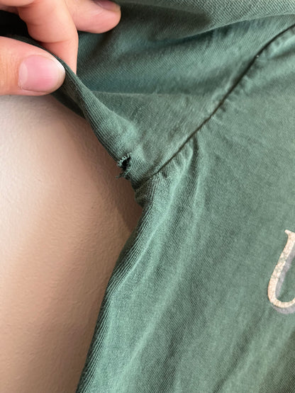 90s UNCC Charlotte Faded Galt Sand Tee (L)