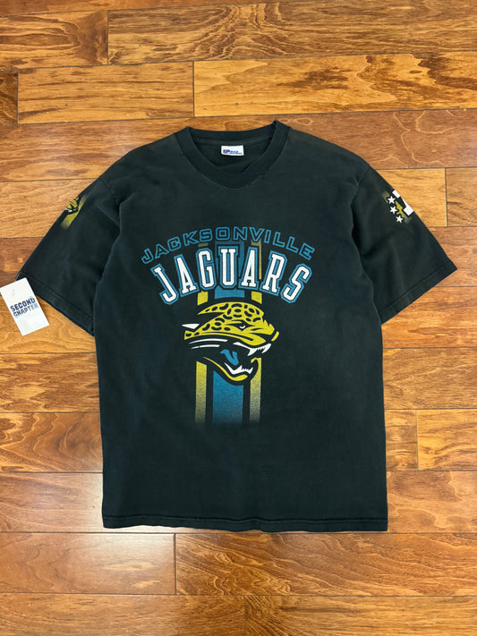 90s Jacksonville Jaguars Pro Player Double Sided Vintage Tee (M)