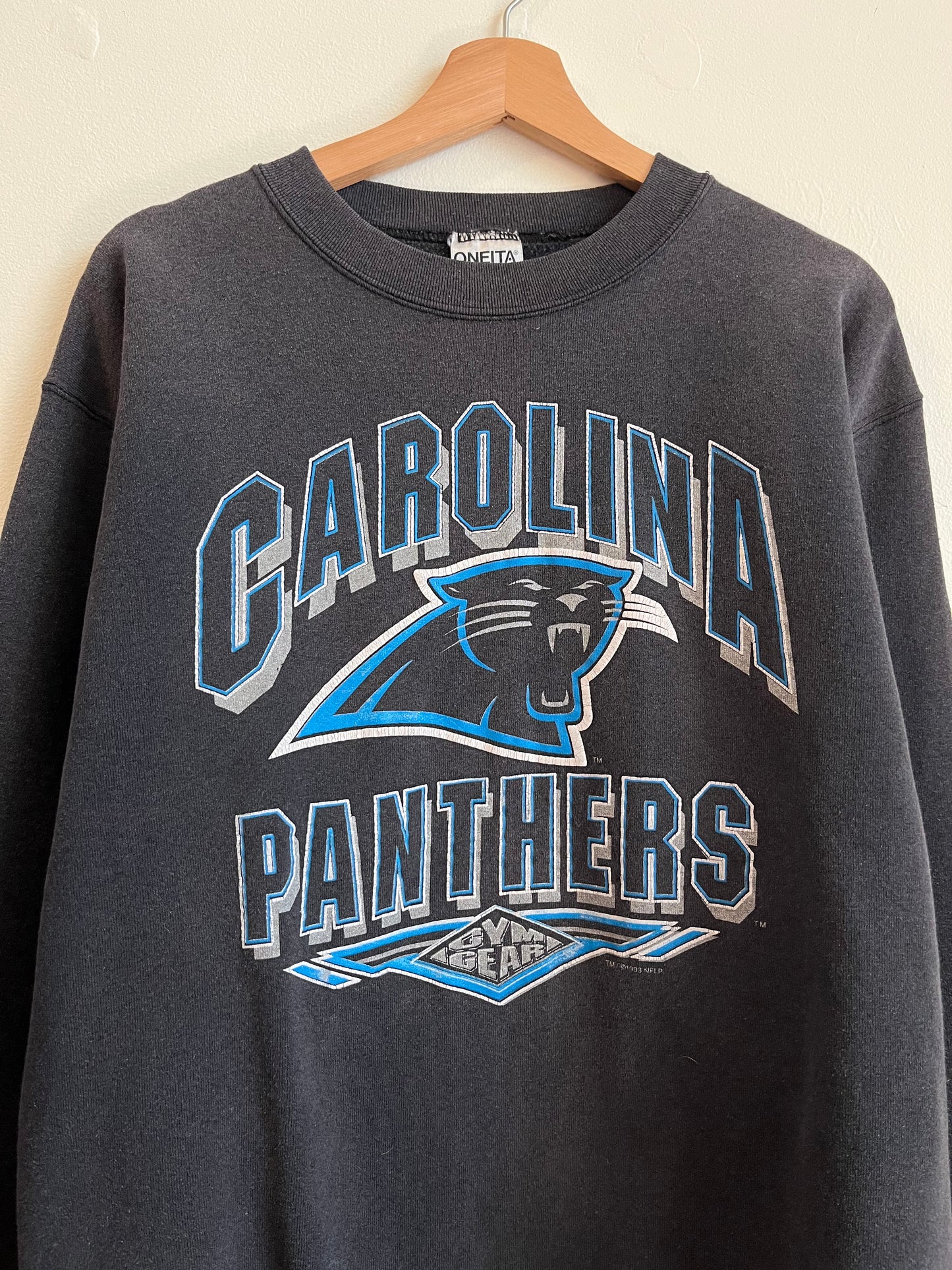 1993 Carolina Panthers Oneita Gym Gear Crewneck (L)
